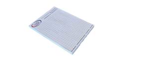 Bloc-notes personnalisé pour l'entreprise de chauffage Pinto Avelino, créé par Pixelpub.